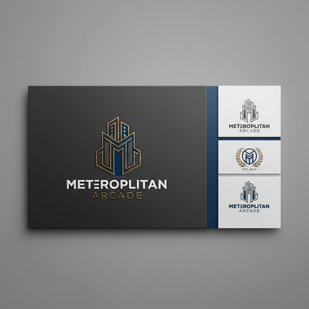 Professional logo design samples showcasing brand identity work
