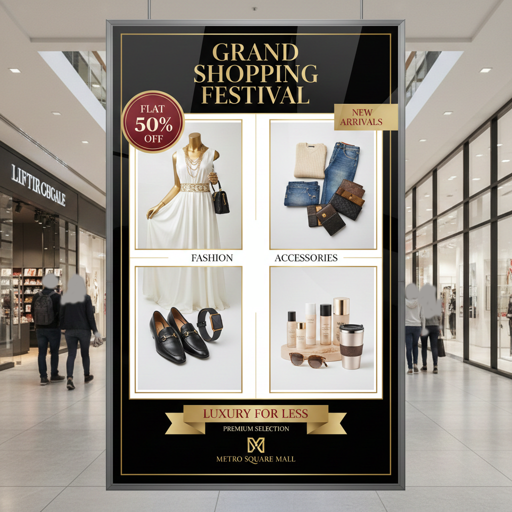 Creative Banner/Poster design with vibrant colors and typography